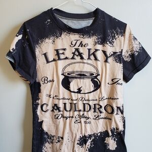 Black and Tan Leaky Cauldron Tee